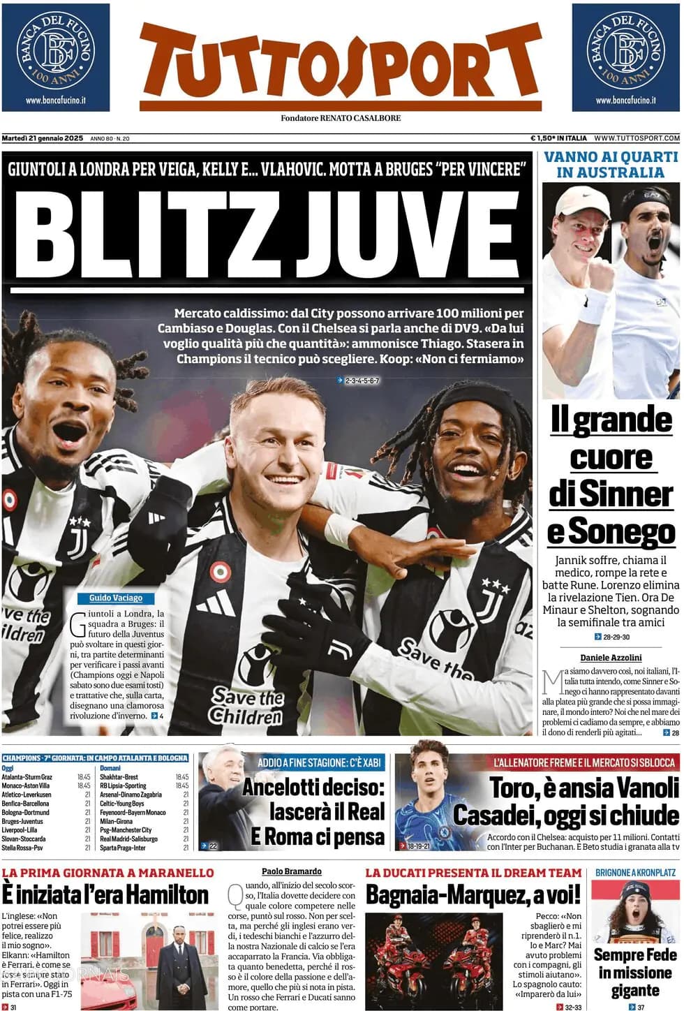 Capa Tuttosport