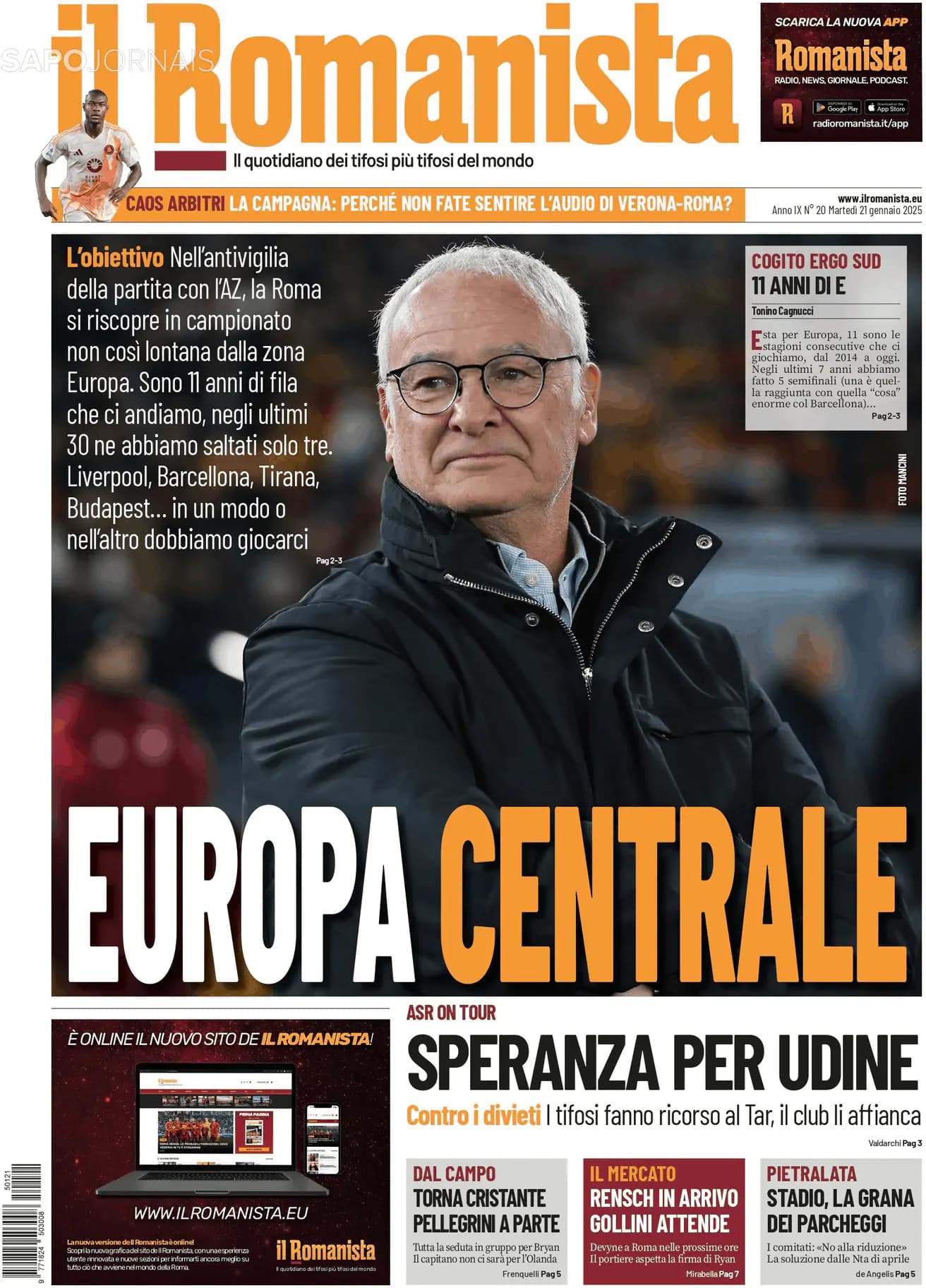 Capa Il Romanista