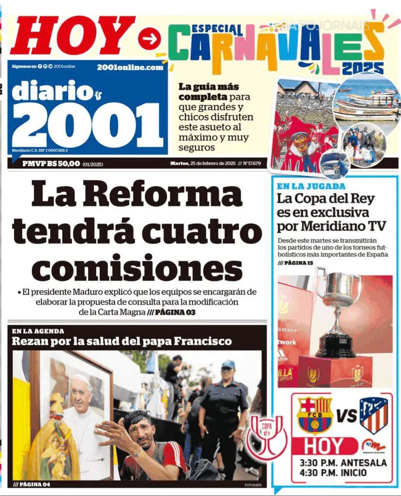 Capa Diario 2001