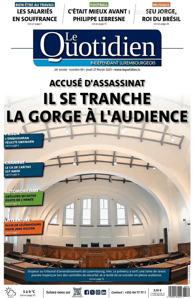 Capa Le Quotidien