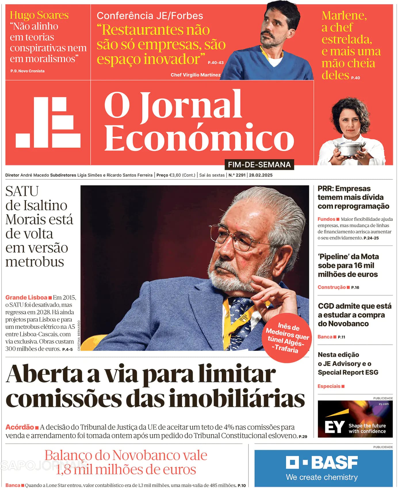 Capa O Jornal Económico