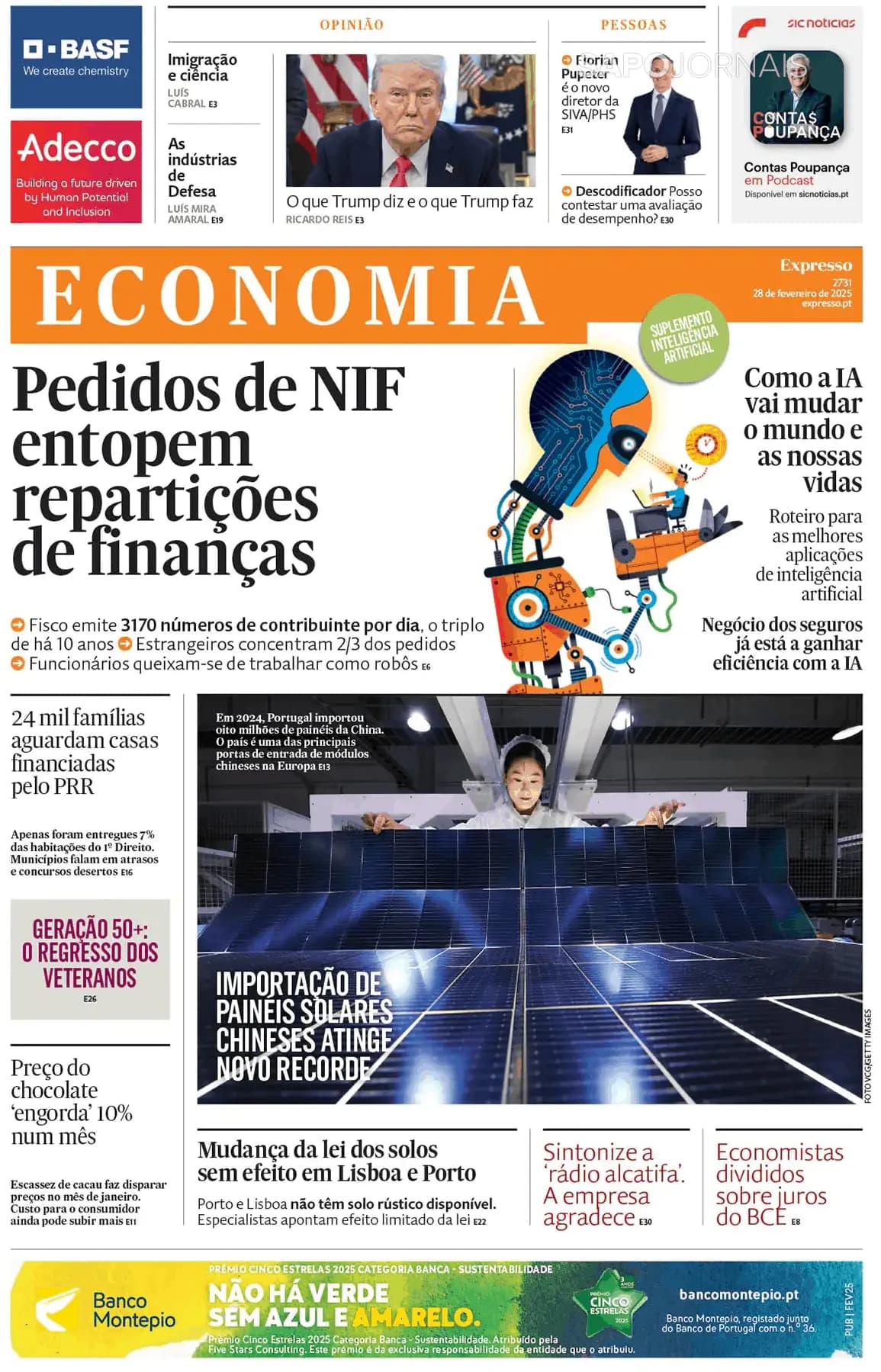 Capa Economia/ Expresso