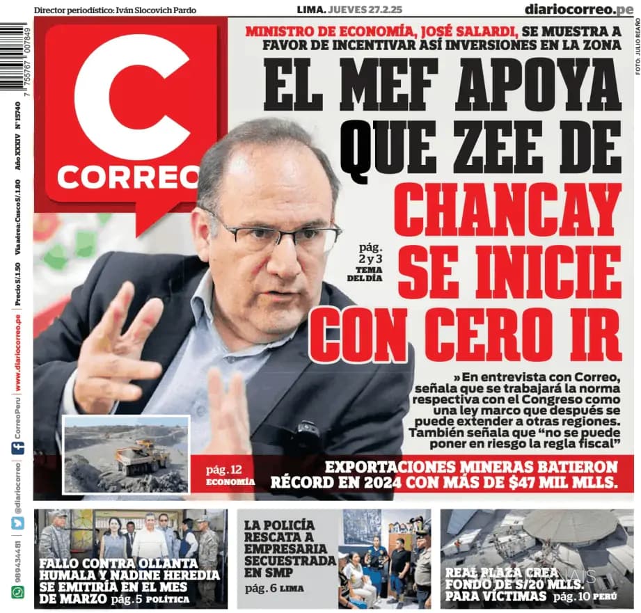 Capa Diario Correo