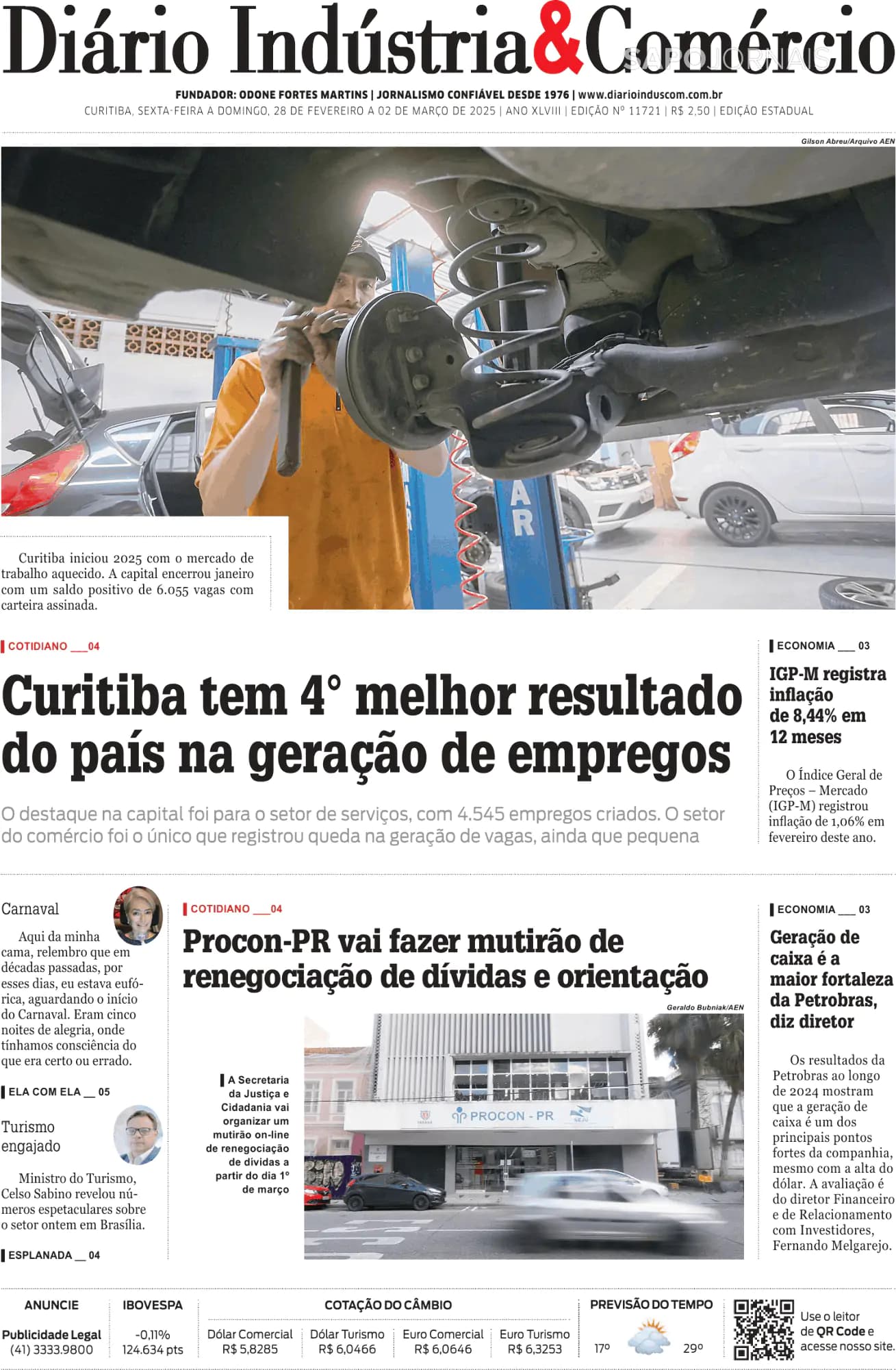 Capa Diário Indústria & Comércio