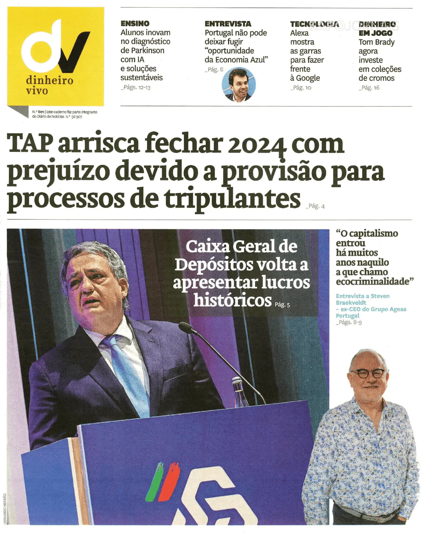 Capa Dinheiro Vivo DN/JN