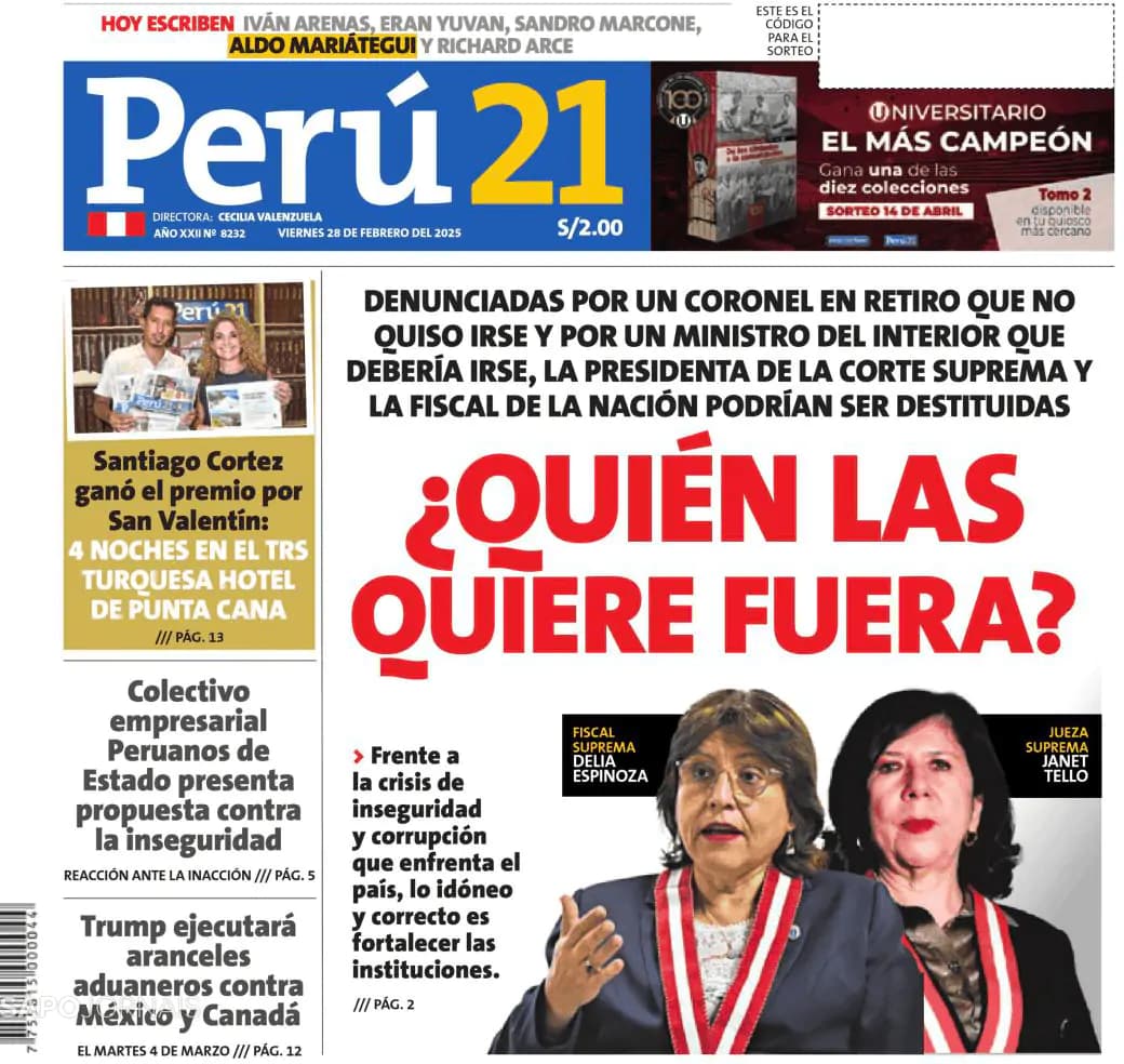 Capa Perú 21