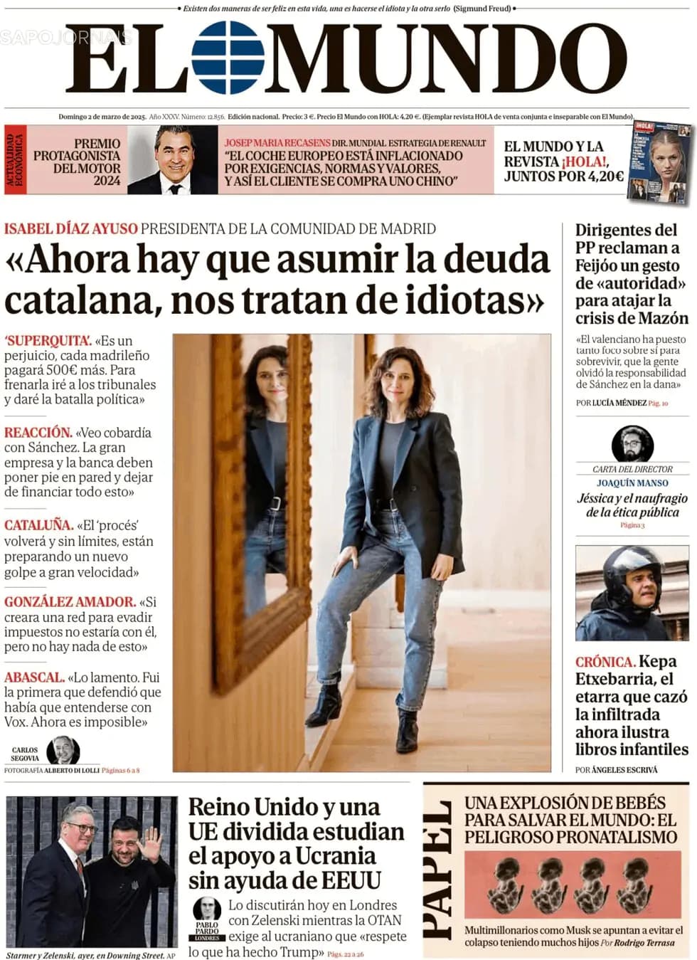 Capa El Mundo