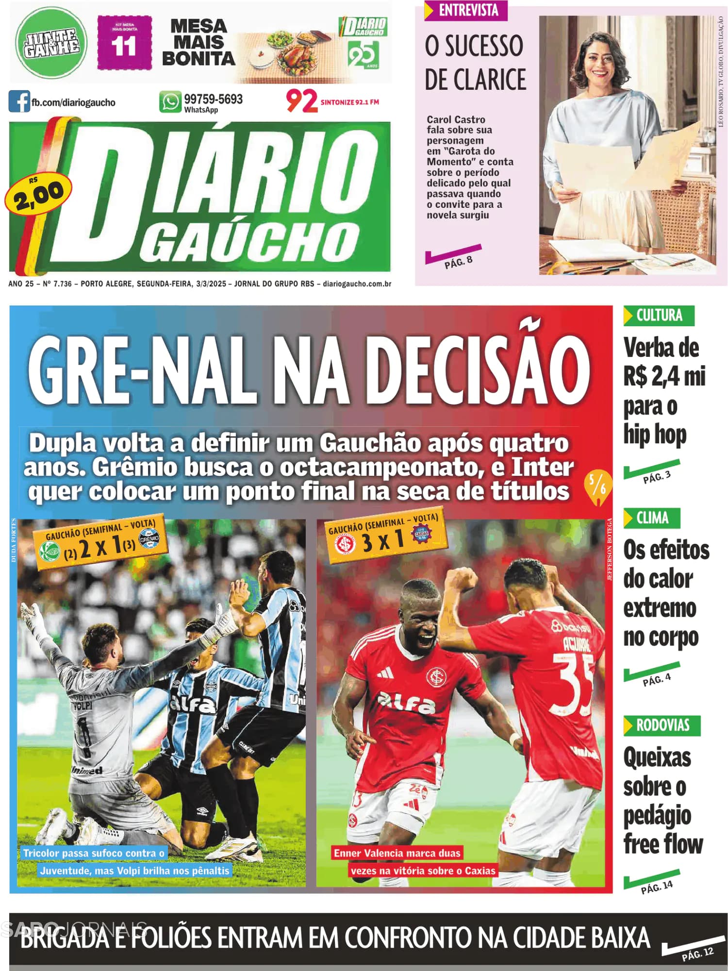 Capa Diário Gaúcho