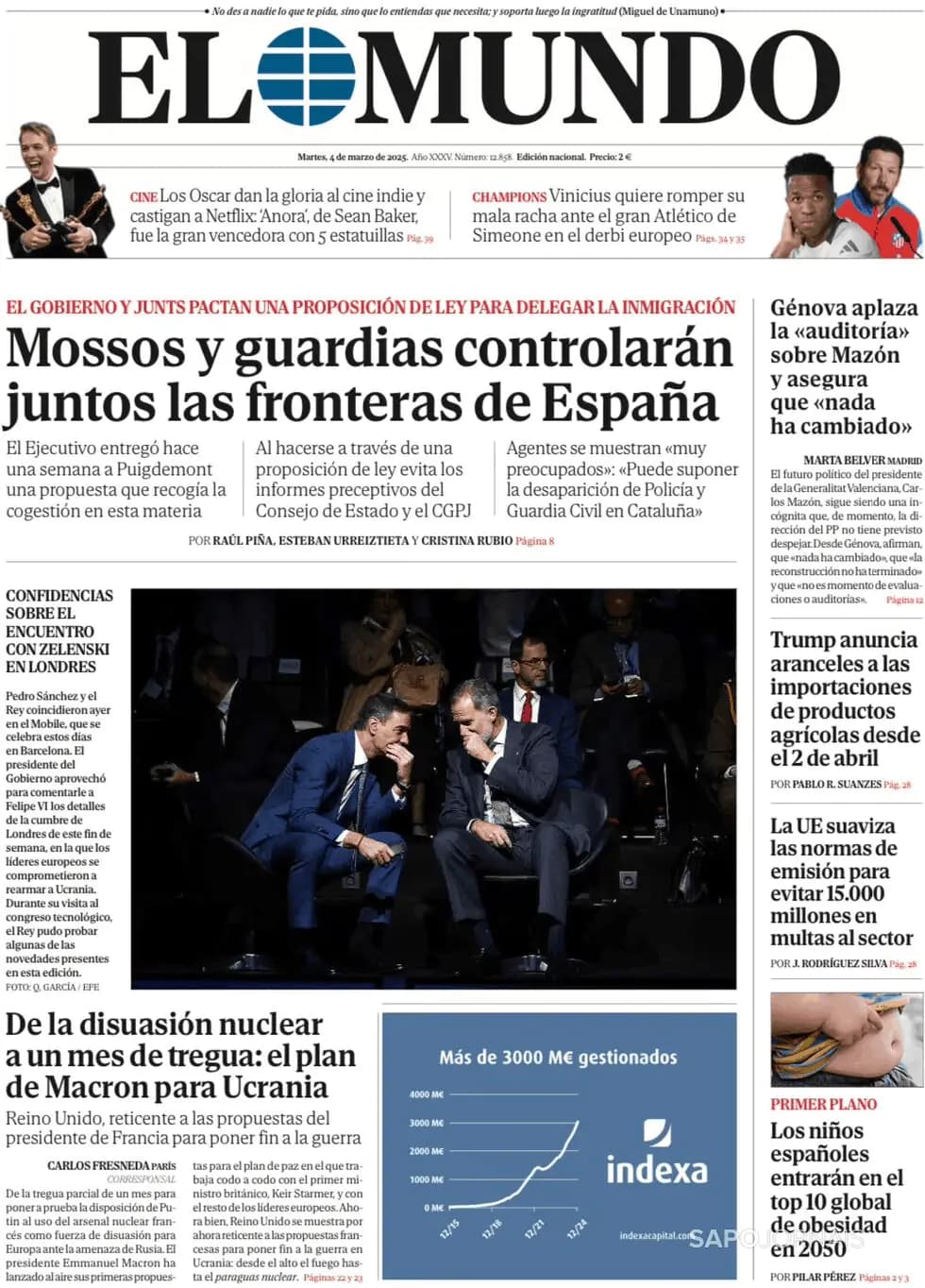 Capa El Mundo