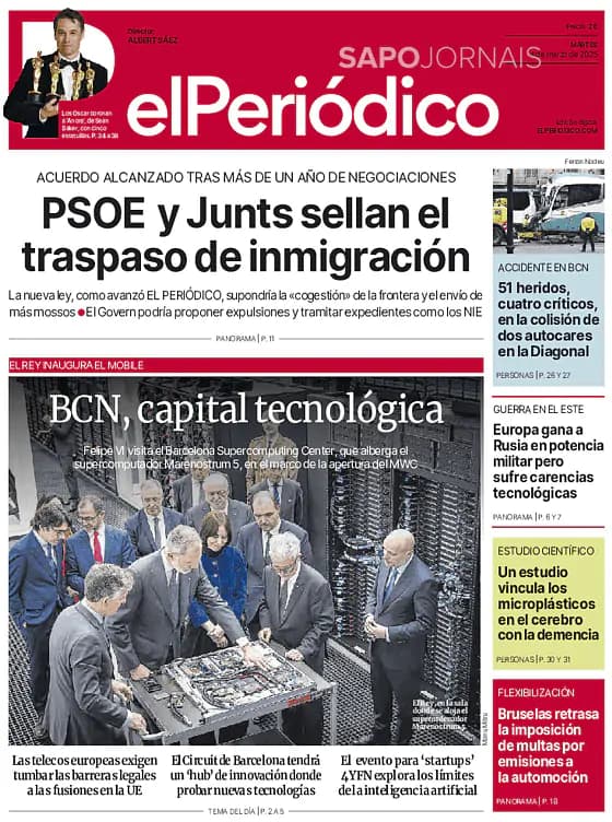 Capa El Periódico de Catalá