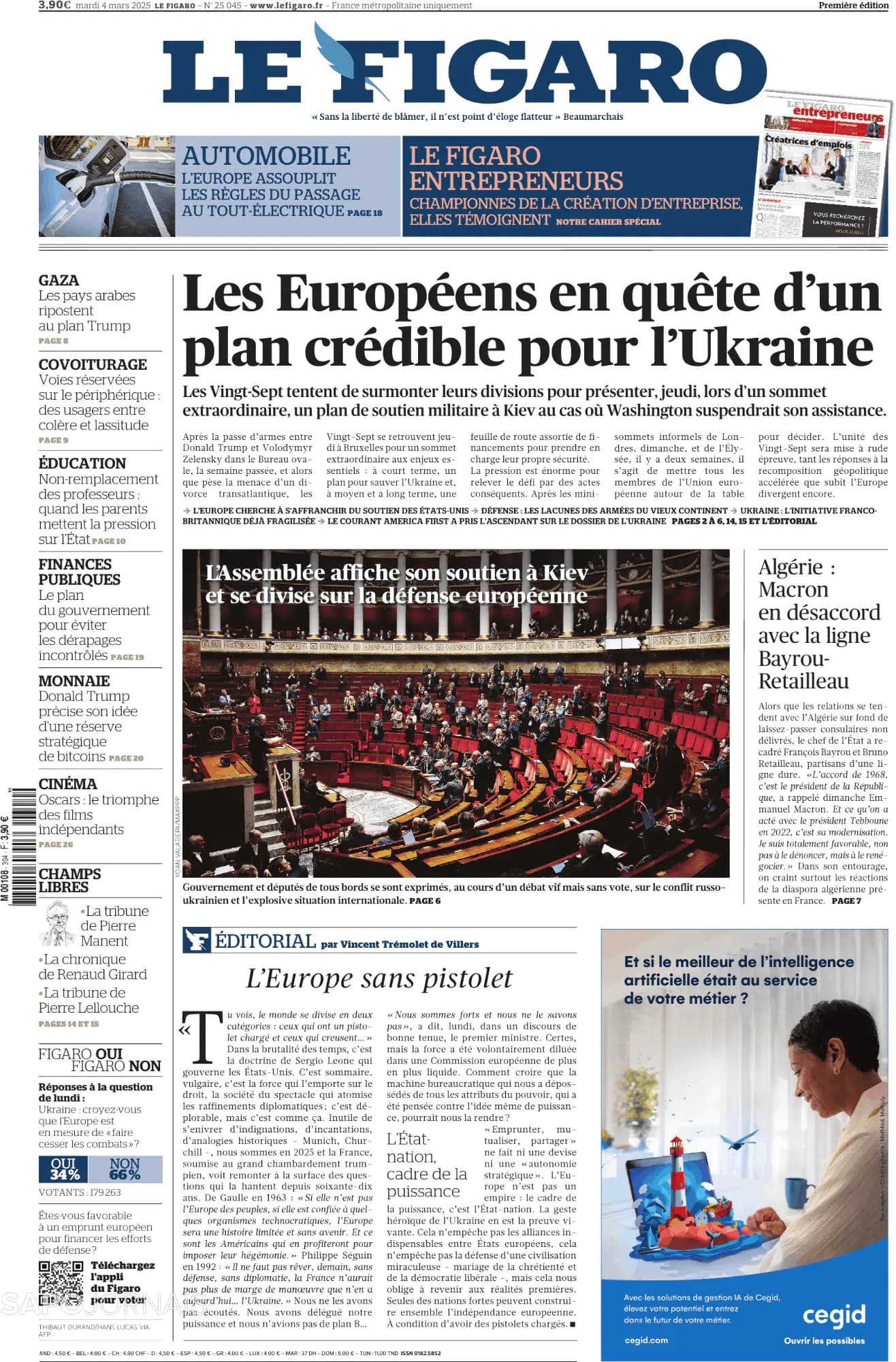 Capa Le Figaro