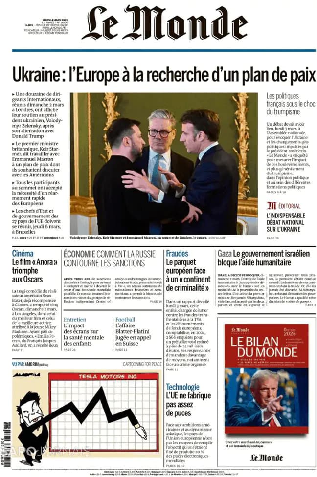 Capa Le Monde