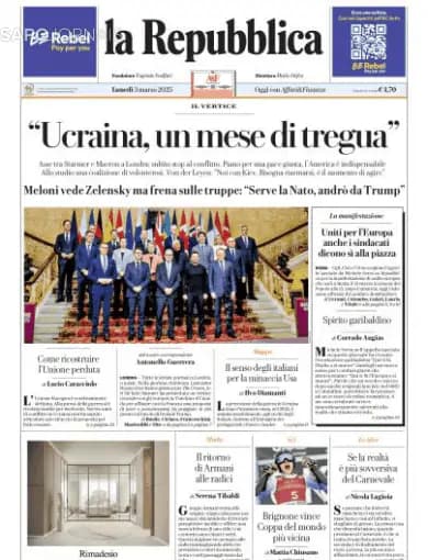 Capa La Repubblica