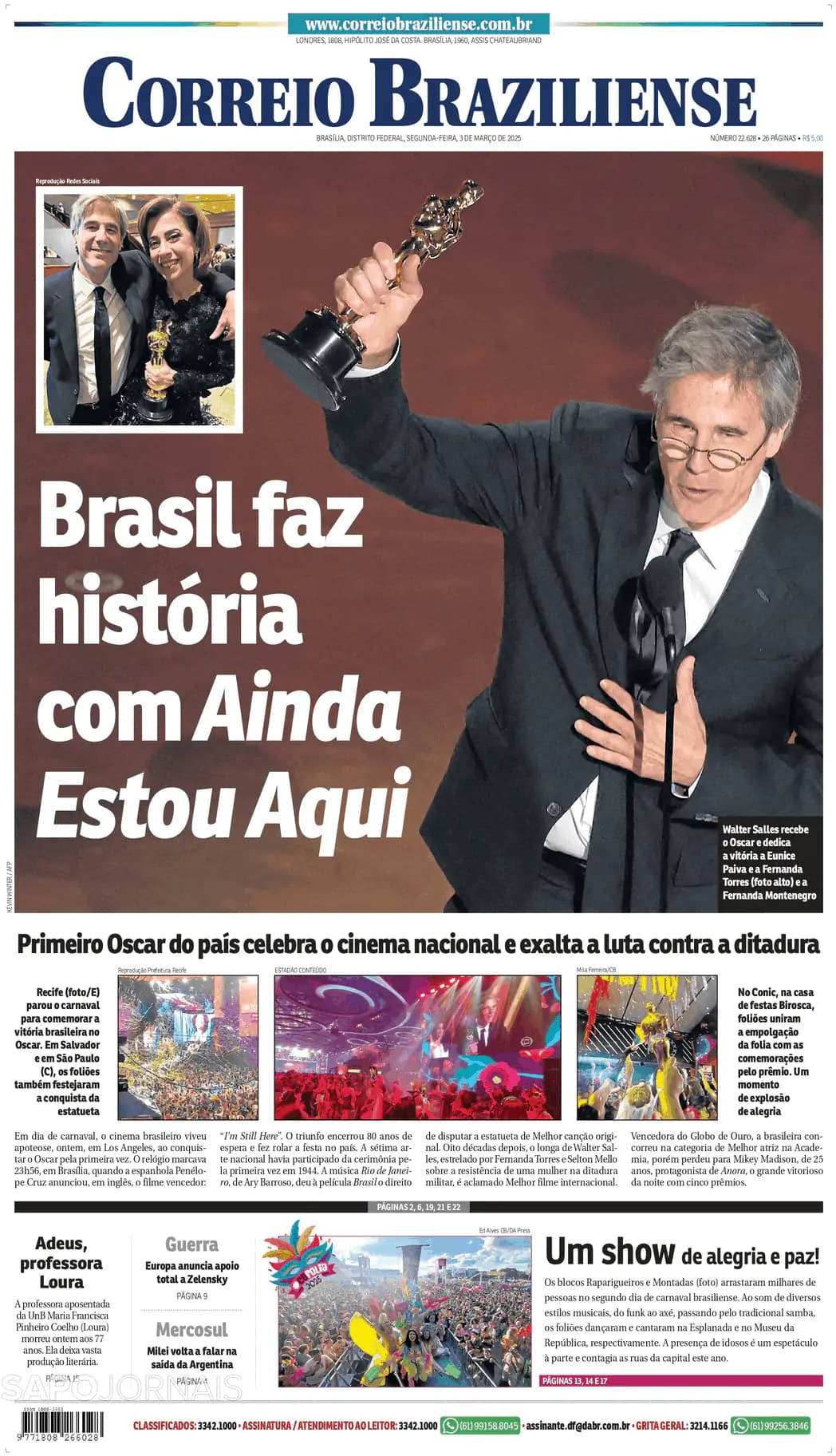 Capa Correio Braziliense