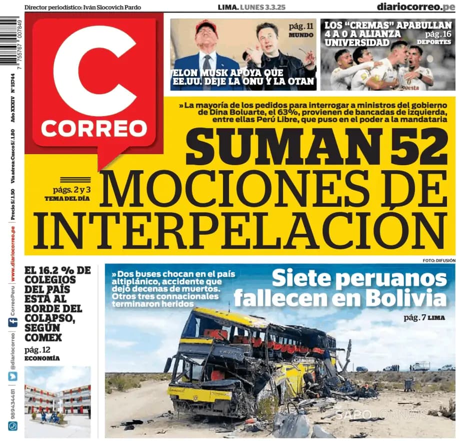 Capa Diario Correo