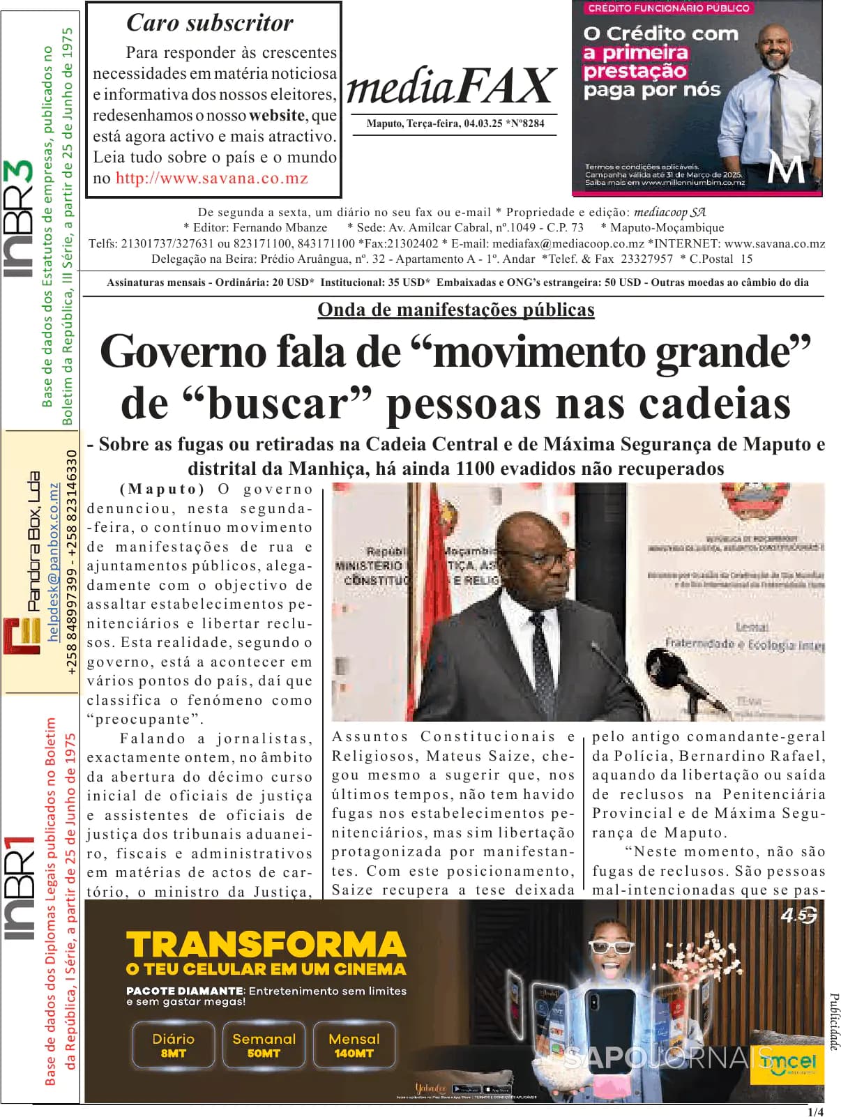 Capa Mediafax