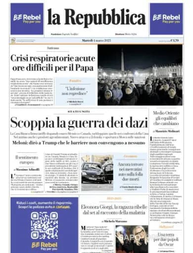 Capa La Repubblica