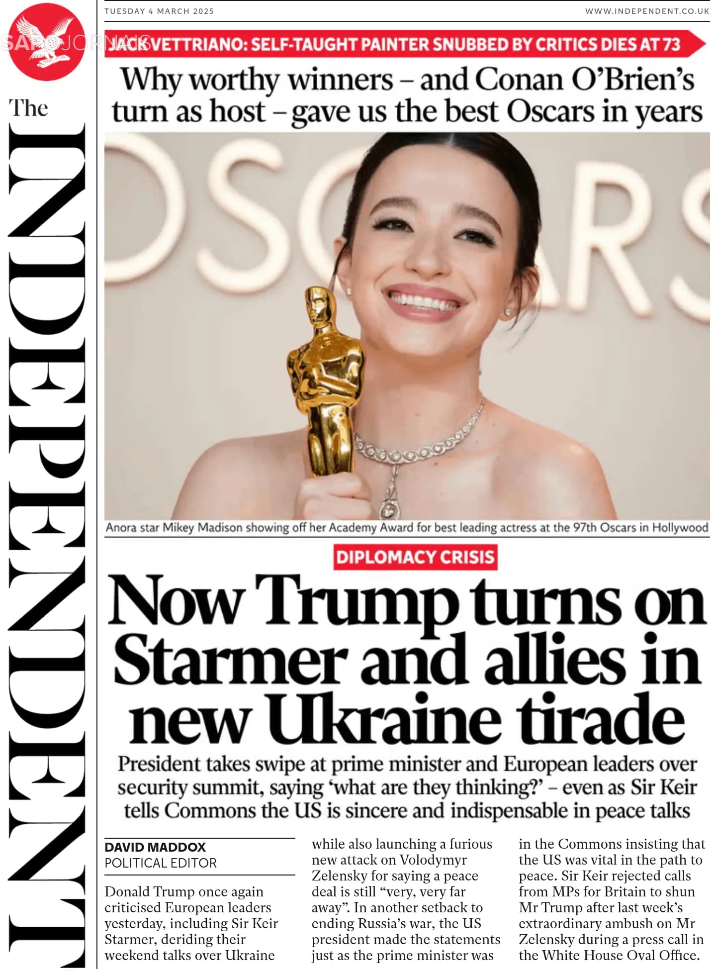 Capa The Independent