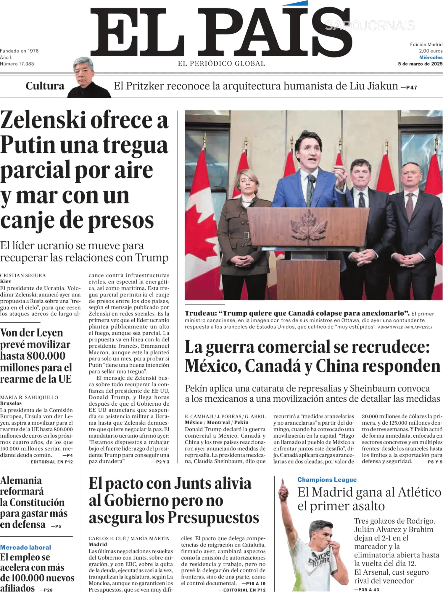 Capa El País