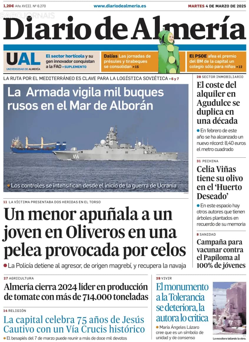 Capa Diario de Almería