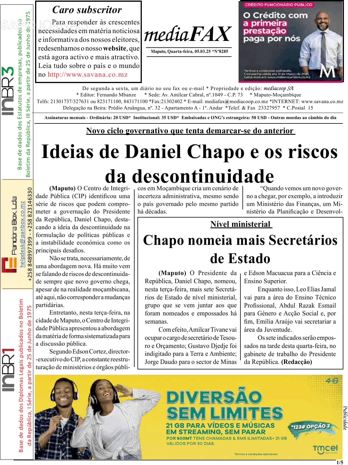 Capa Mediafax