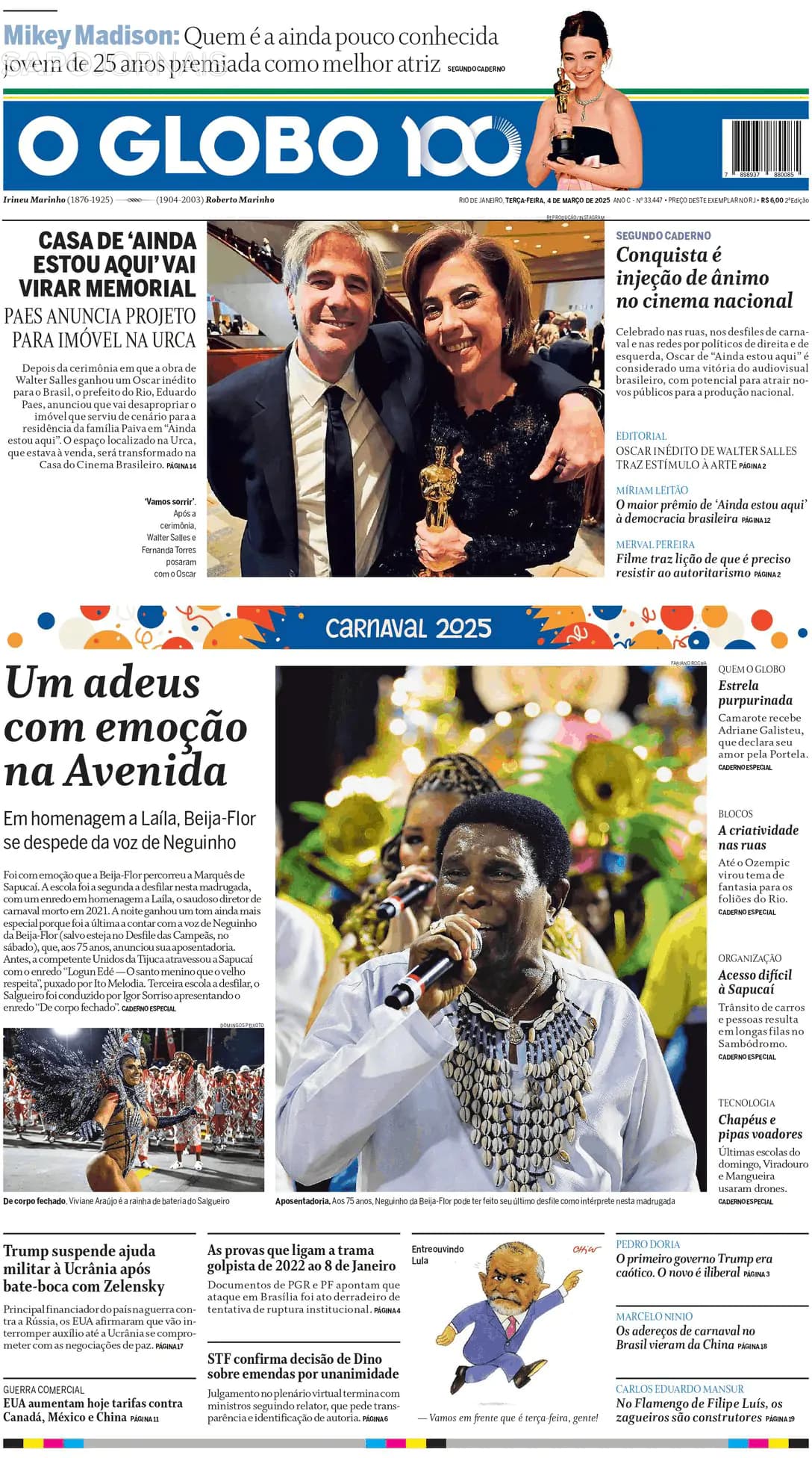 Capa O Globo