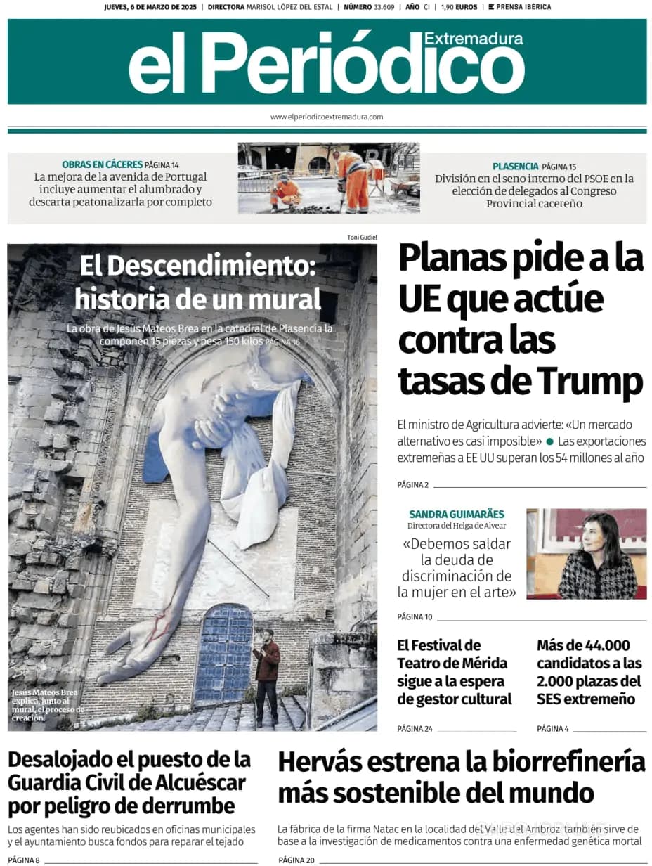 Capa El Periódico de Extremadura