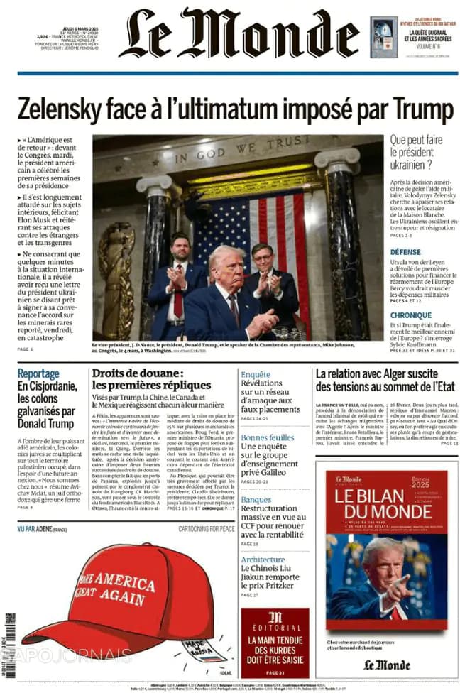 Capa Le Monde