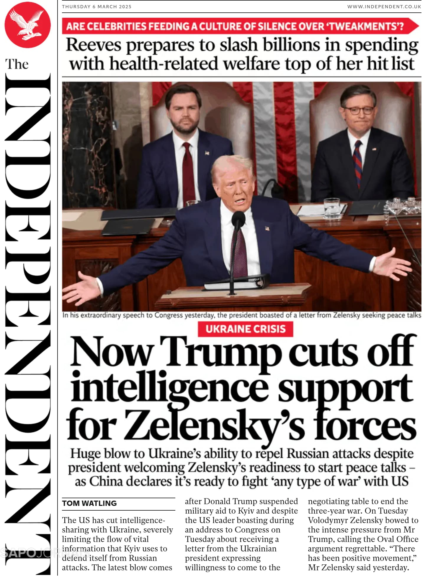 Capa The Independent