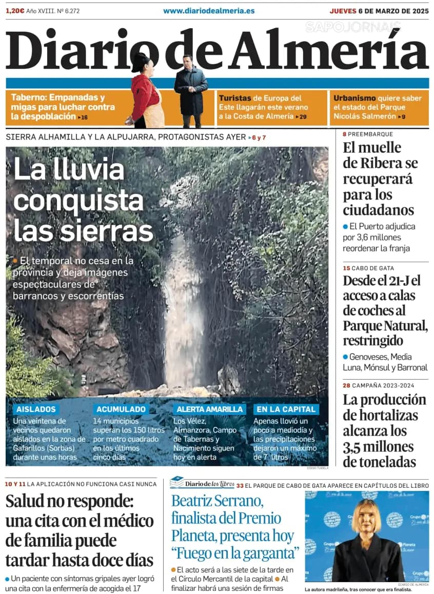 Capa Diario de Almería