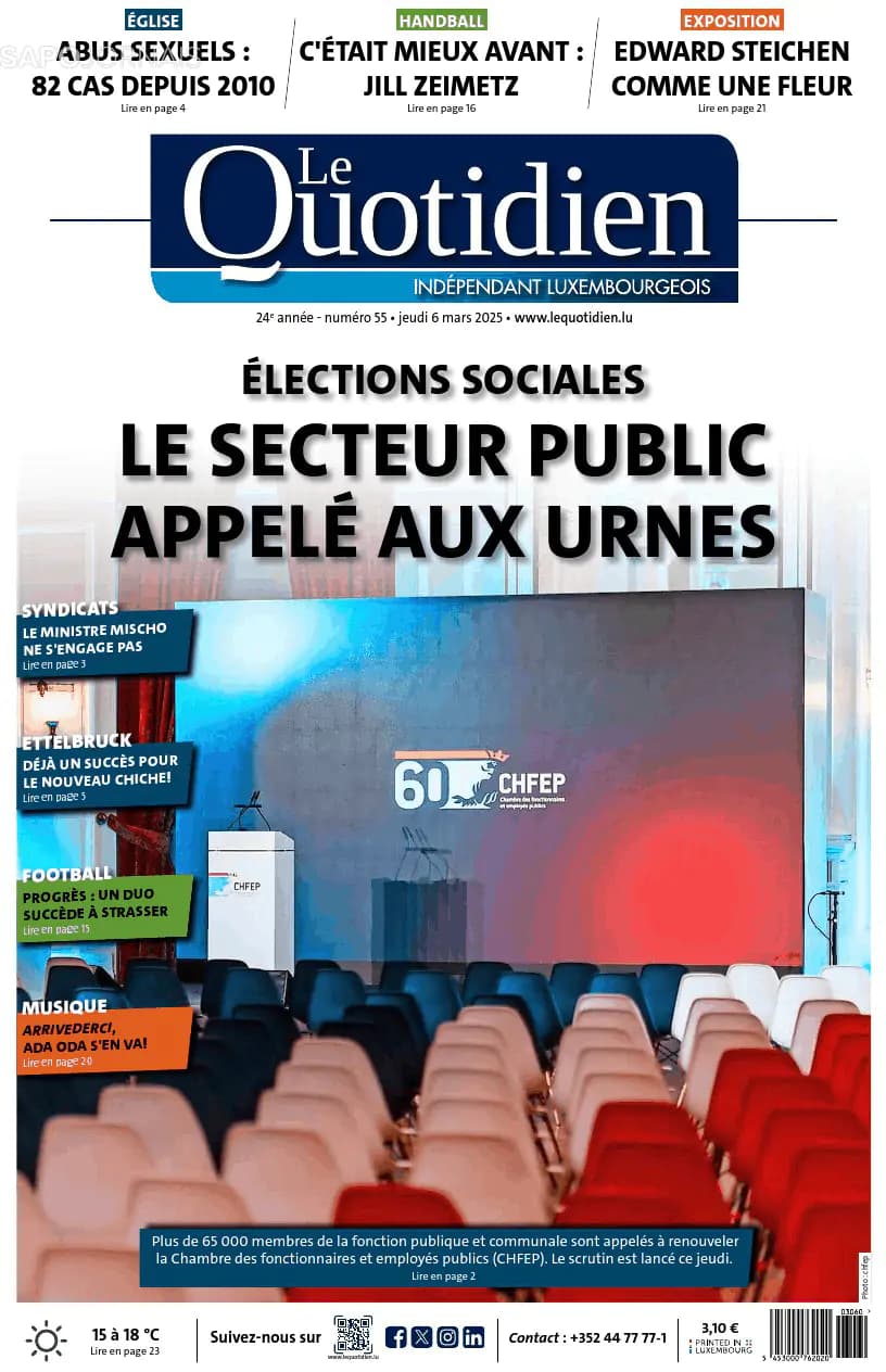 Capa Le Quotidien