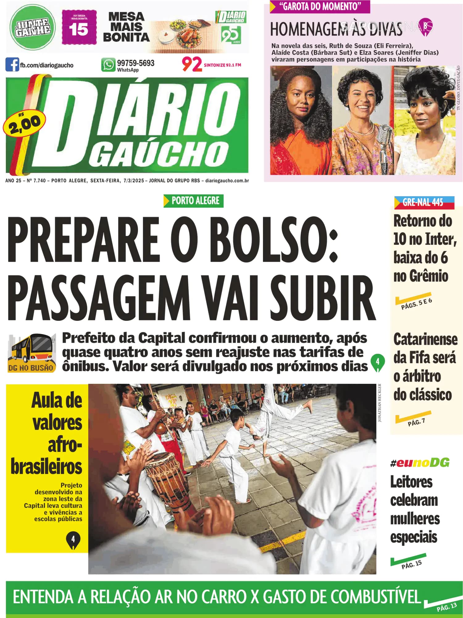 Capa Diário Gaúcho