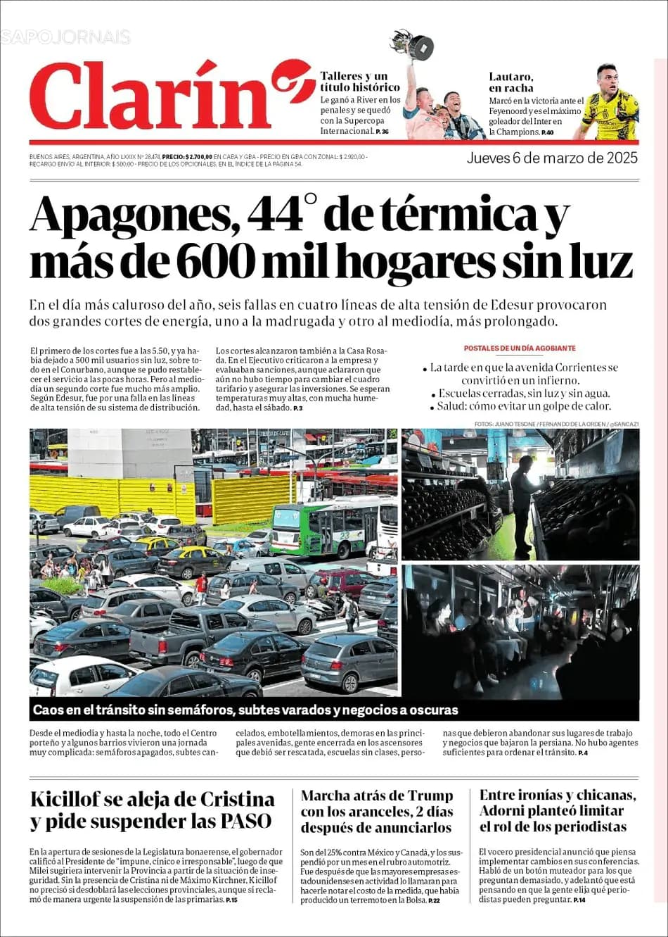 Capa Clarín