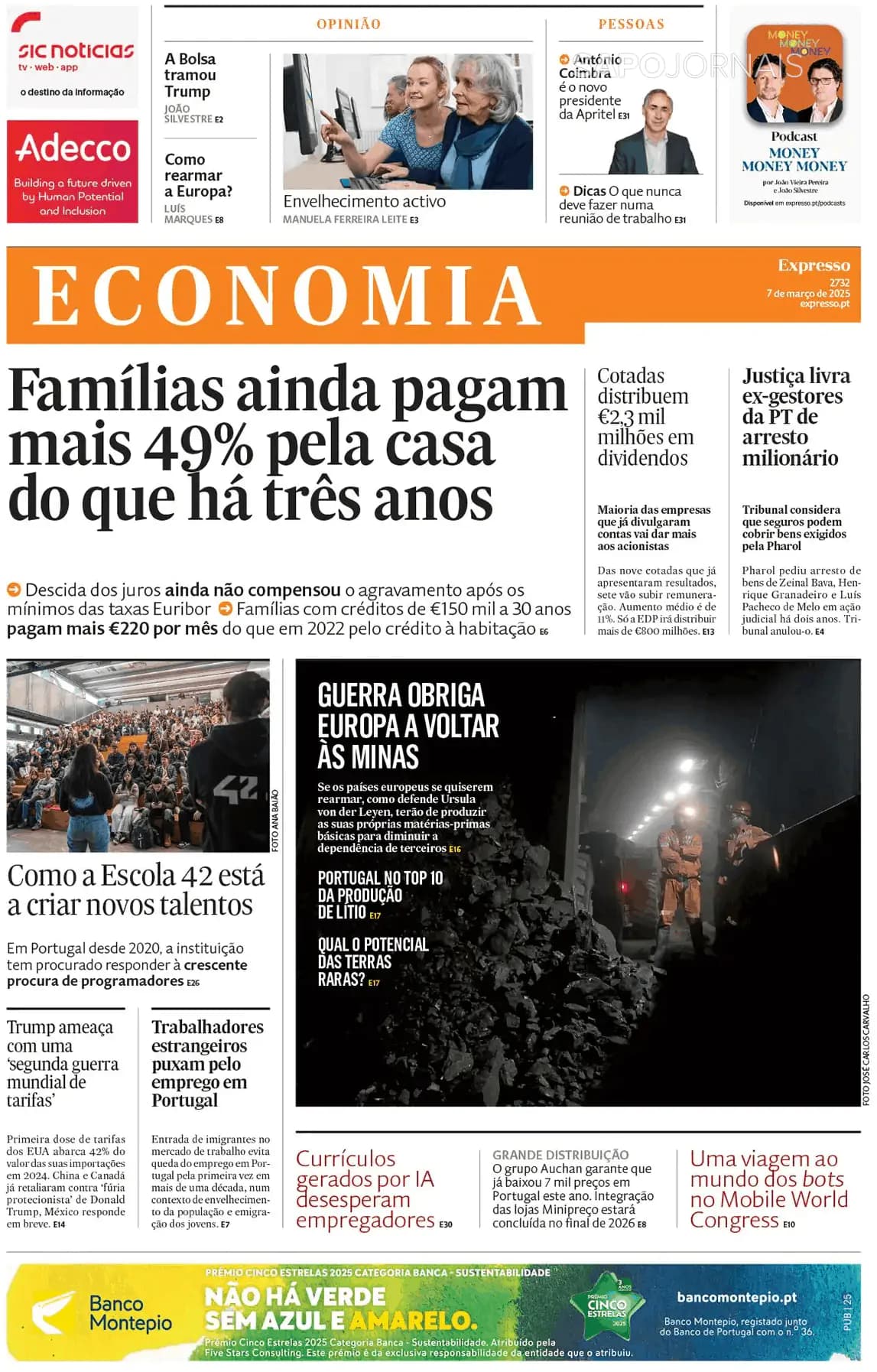 Capa Economia/ Expresso