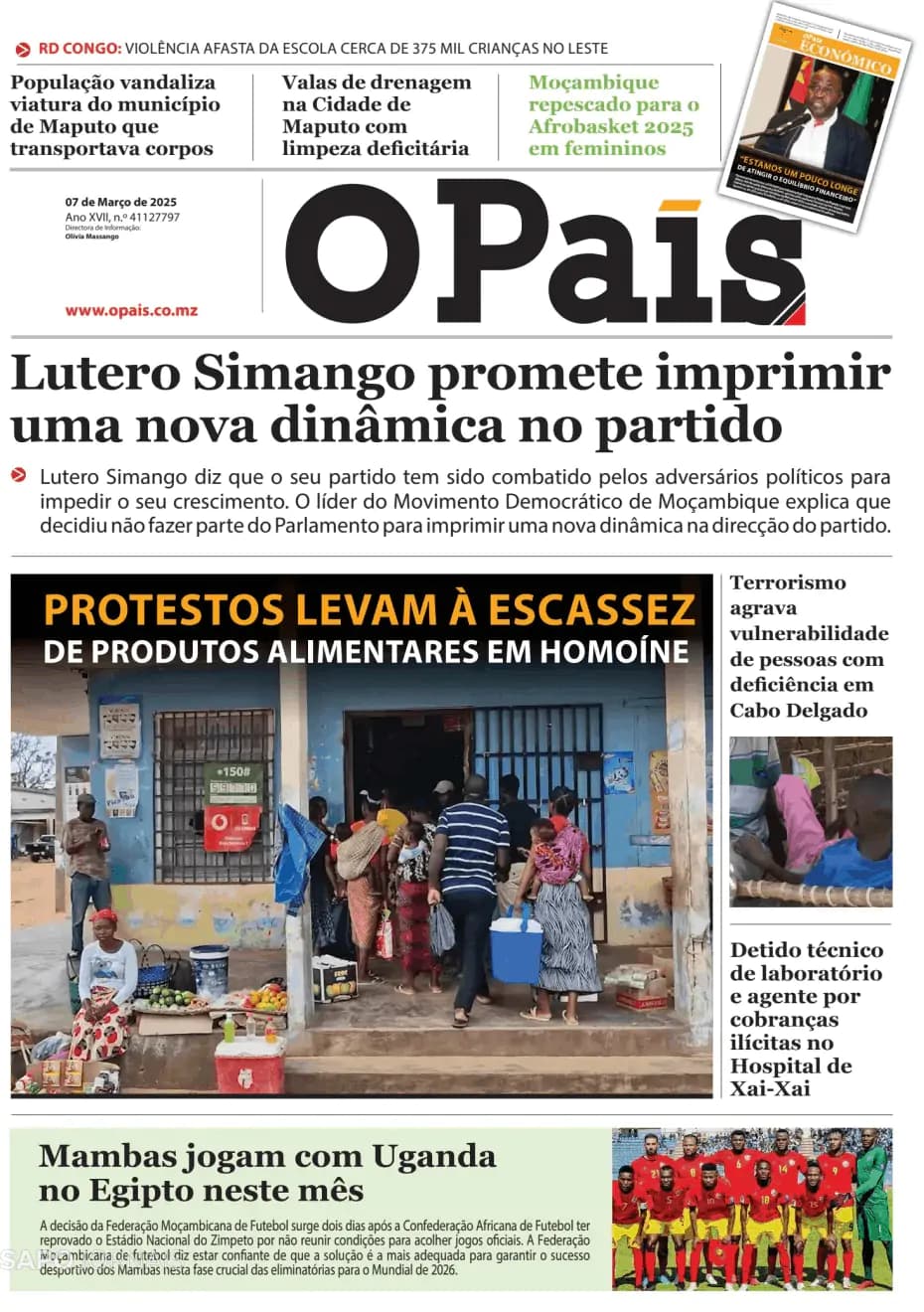 Capa O País