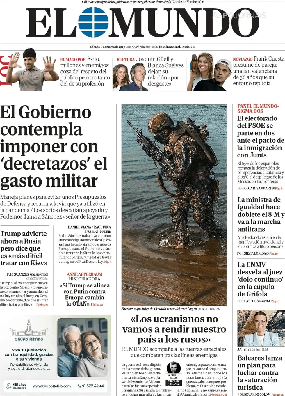 Capa El Mundo