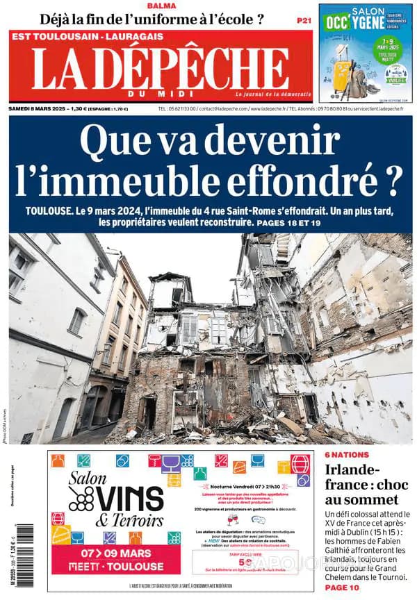 Capa La Dépêche du Midi