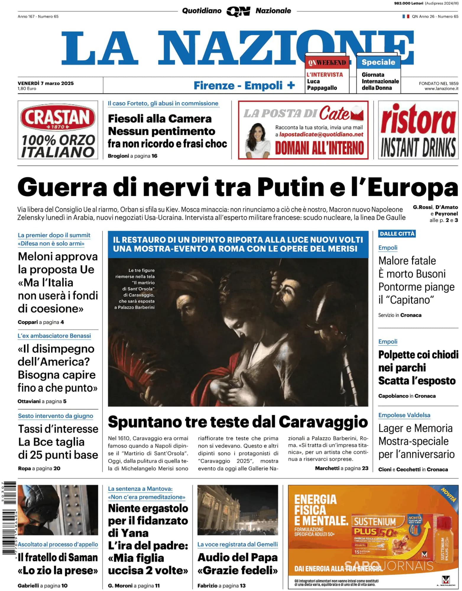 Capa La Nazione