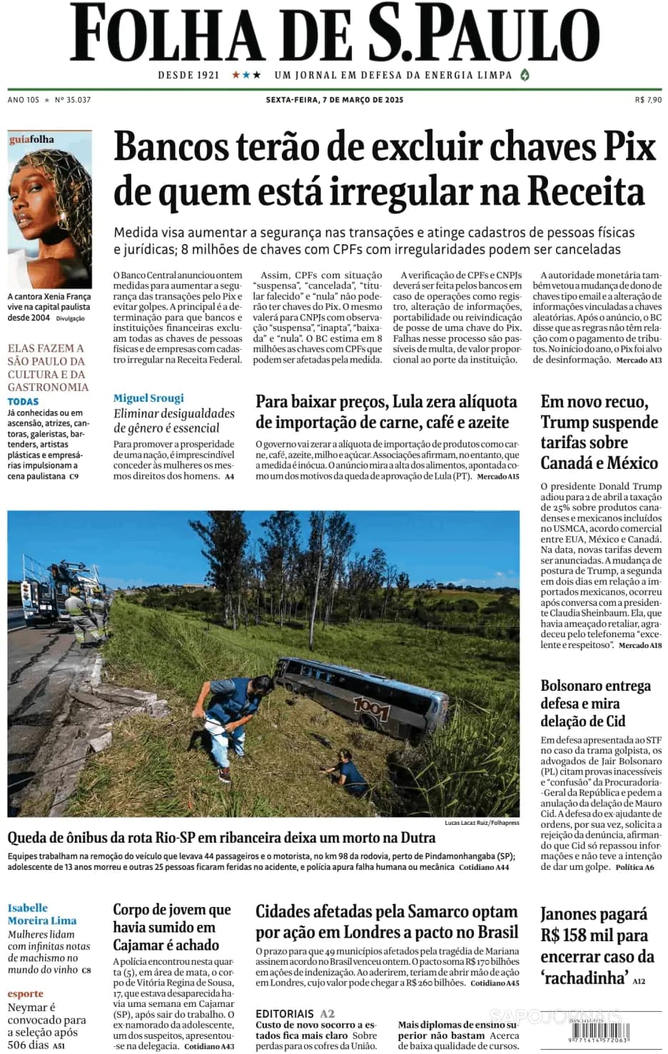 Capa Folha de S. Paulo