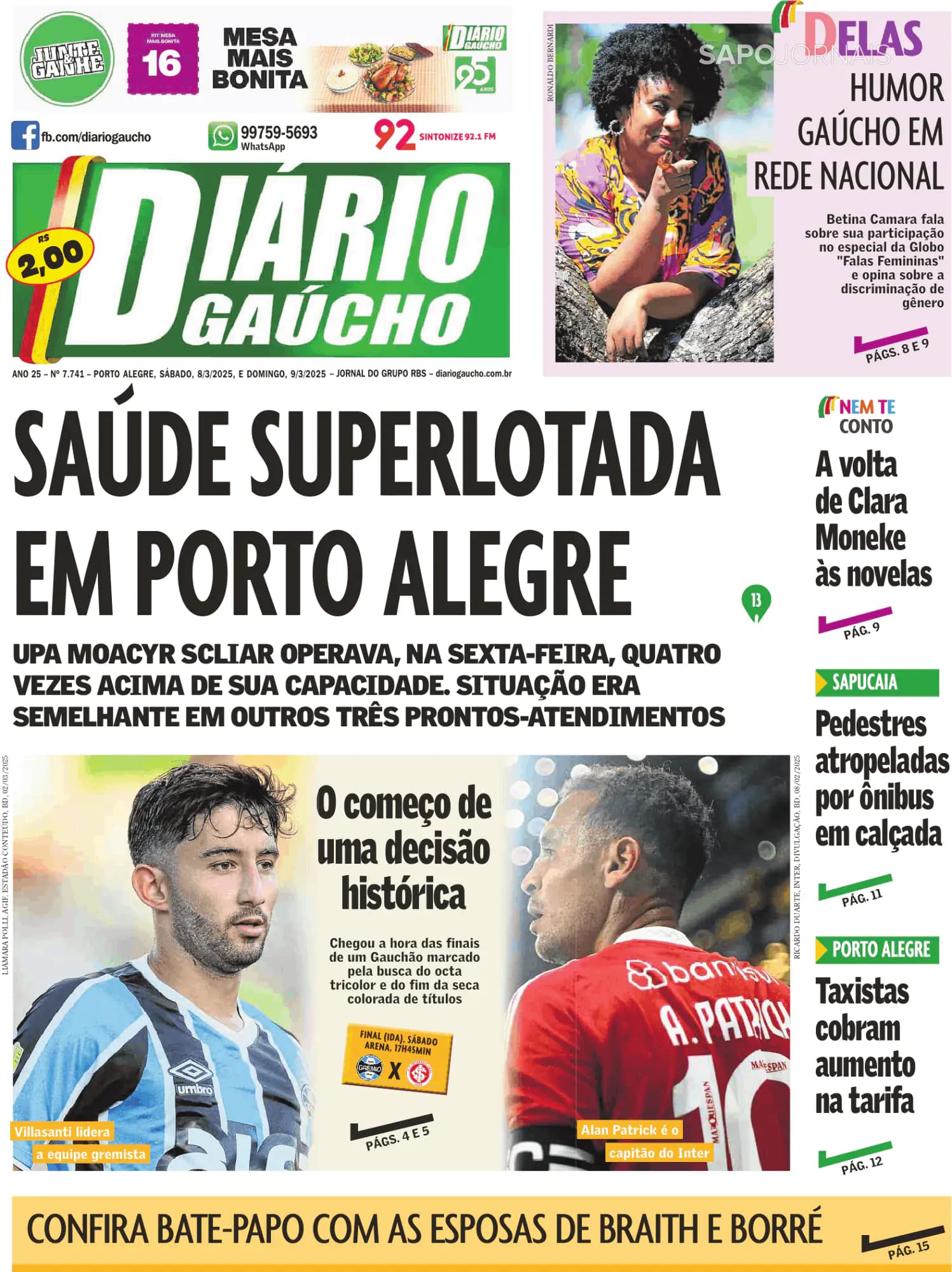 Capa Diário Gaúcho