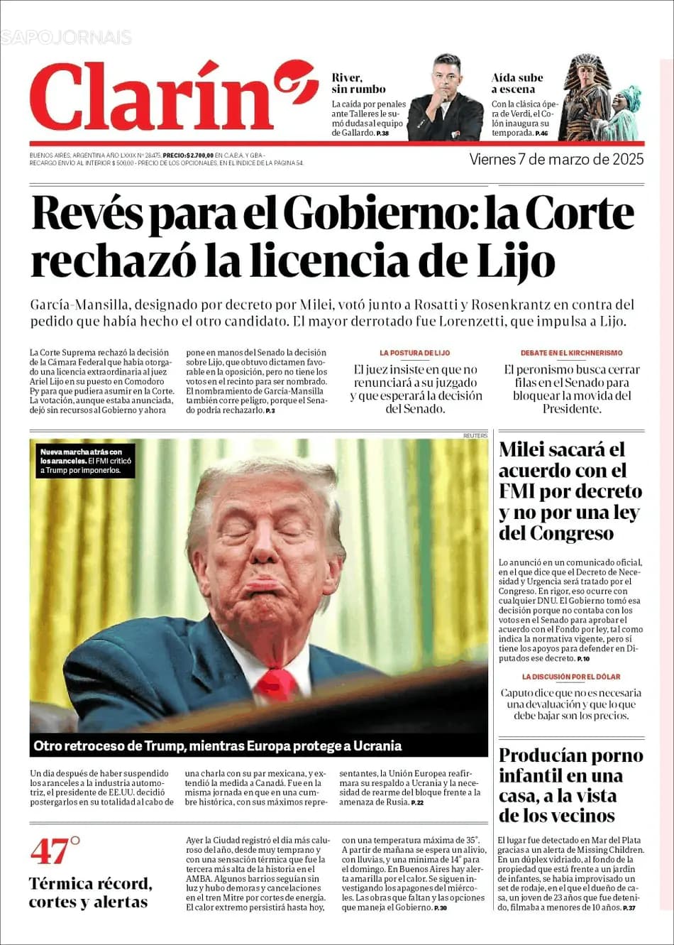 Capa Clarín