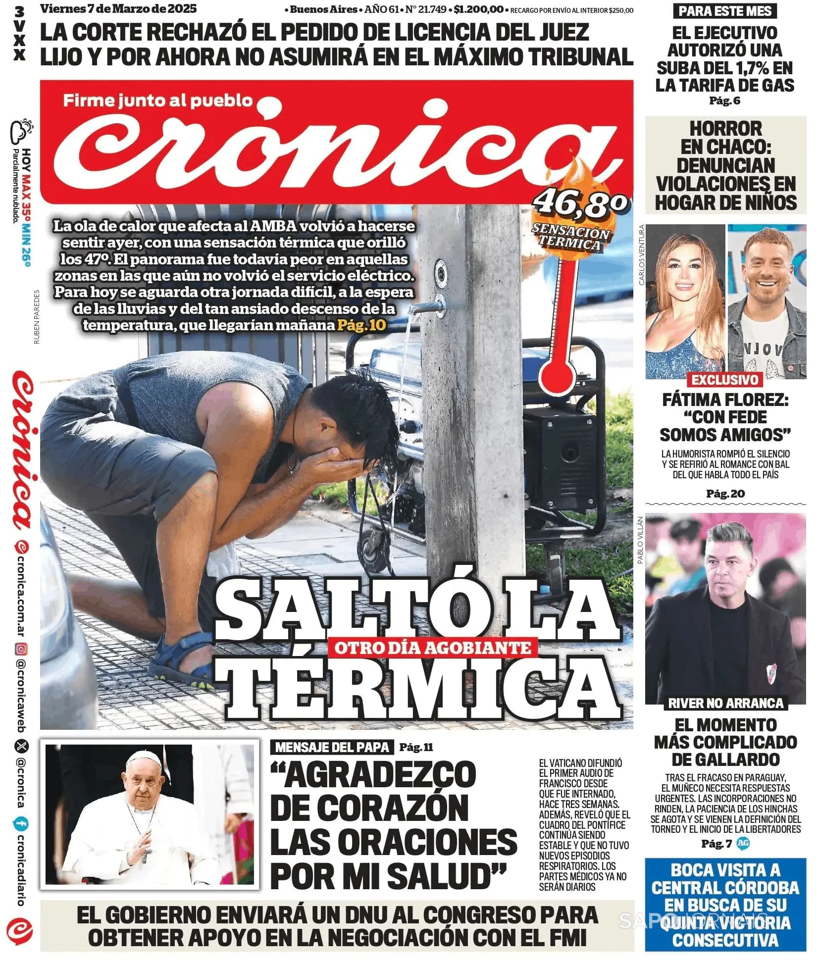 Capa Crónica