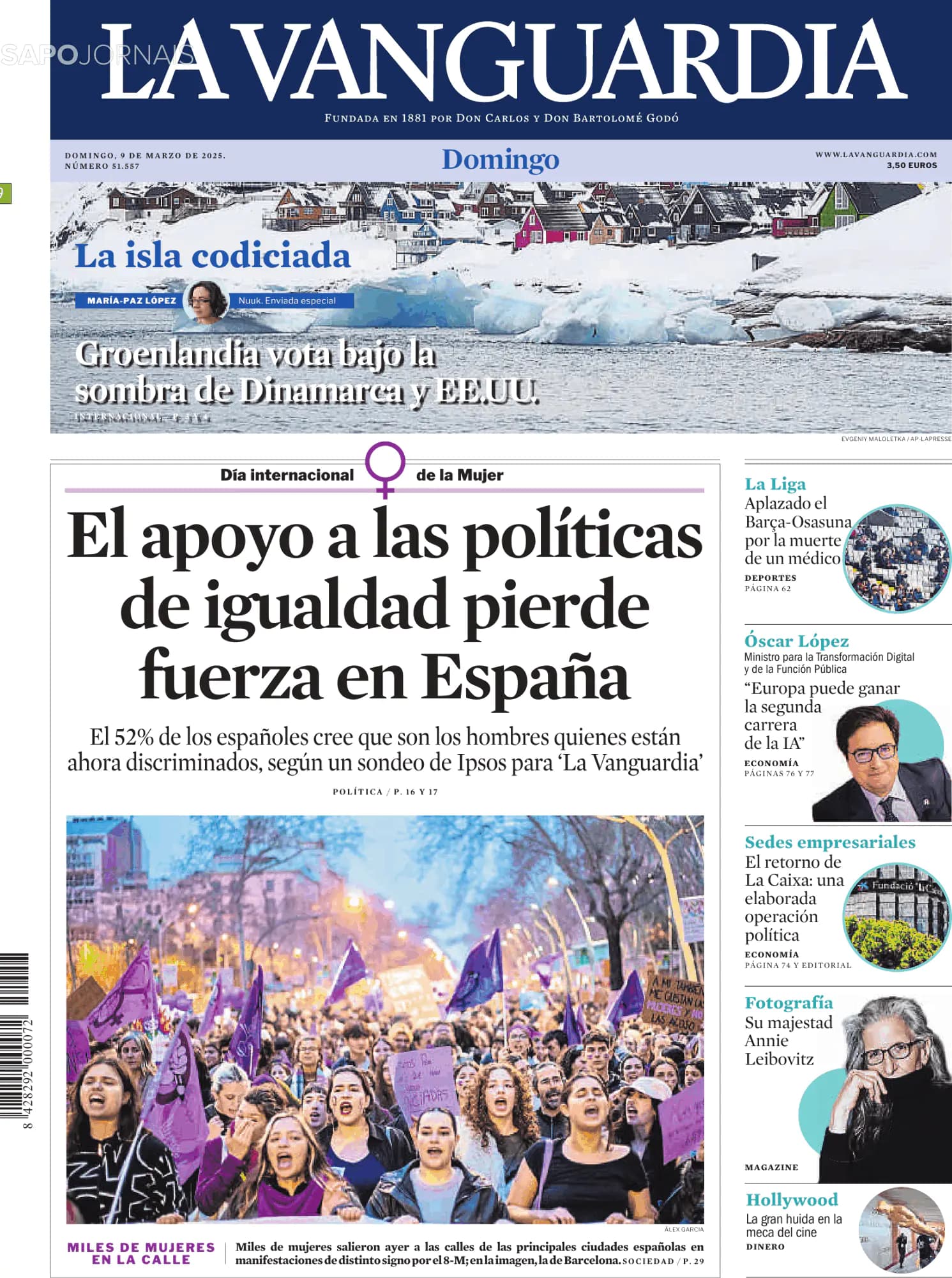 Capa La Vanguardia