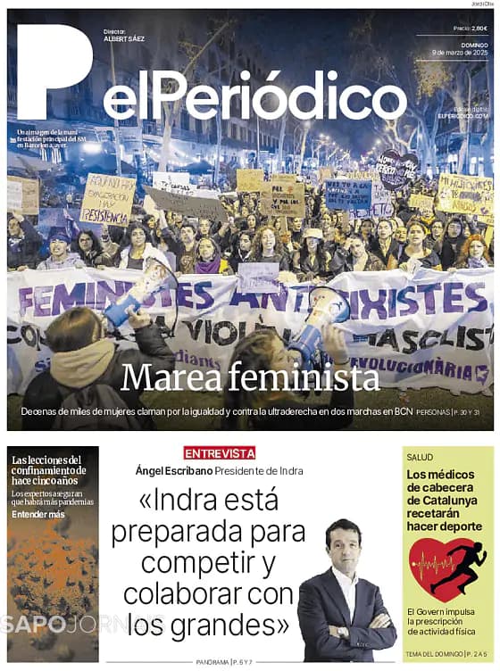 Capa El Periódico de Catalá