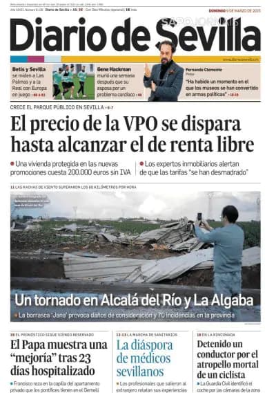 Capa Diario de Sevilla