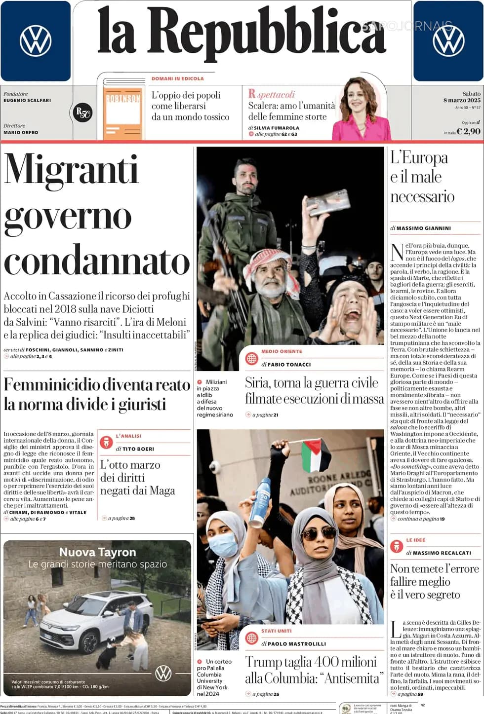 Capa La Repubblica