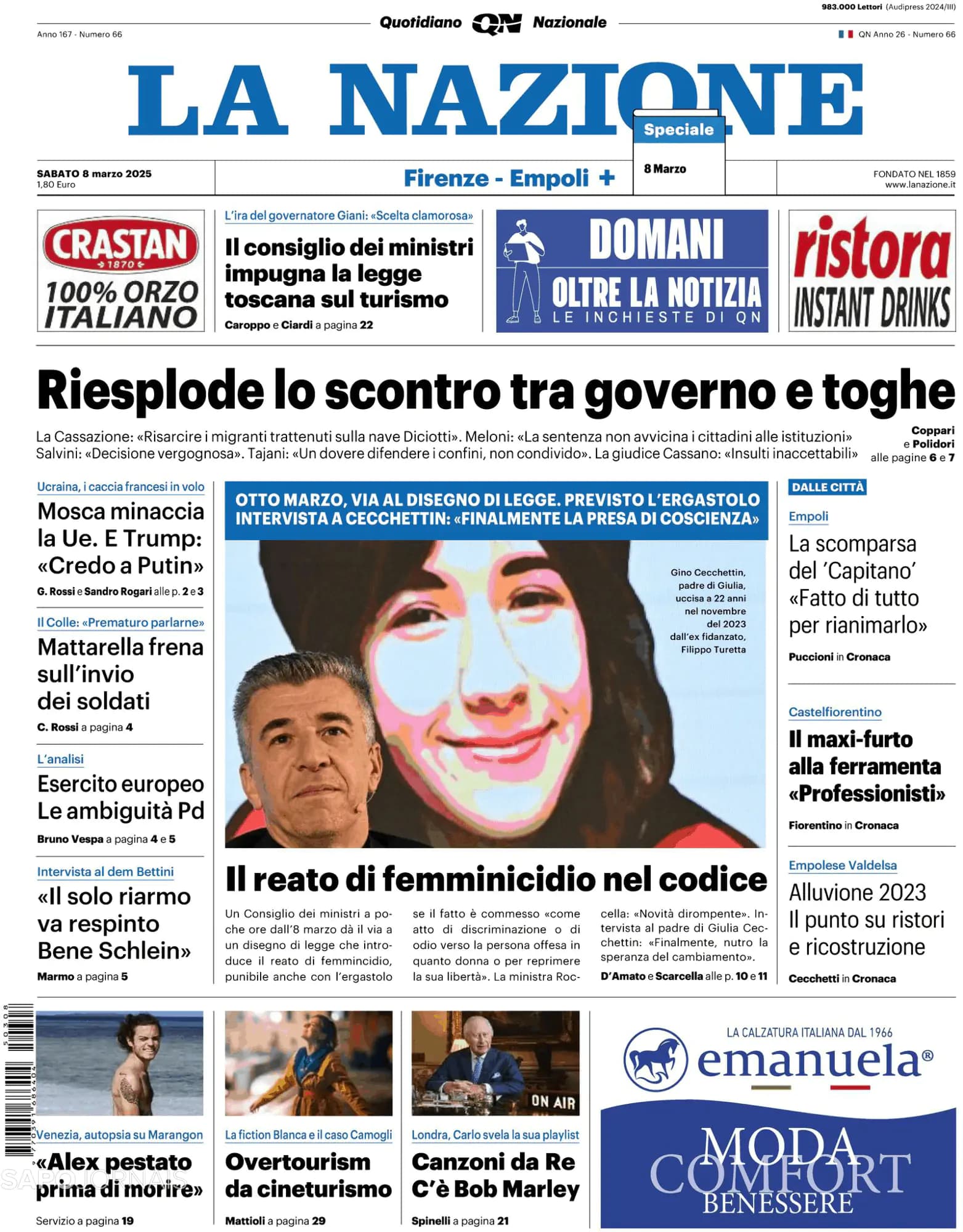 Capa La Nazione