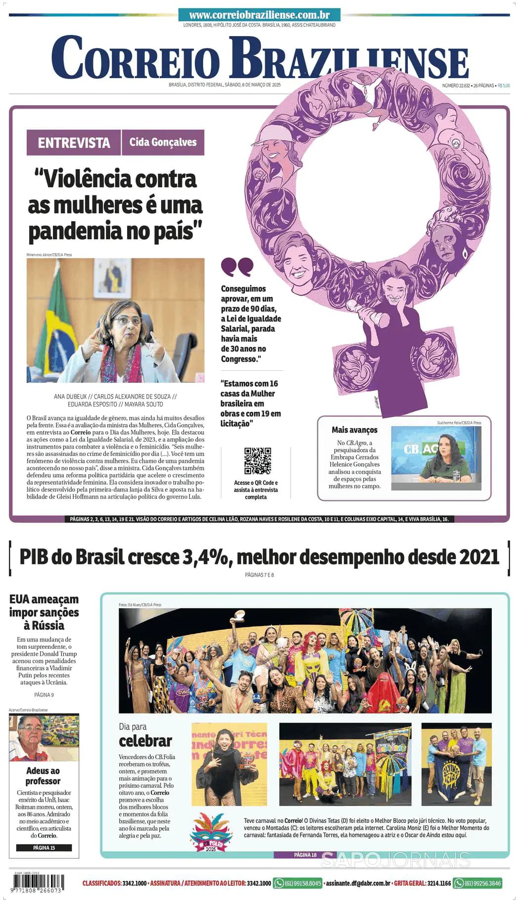 Capa Correio Braziliense