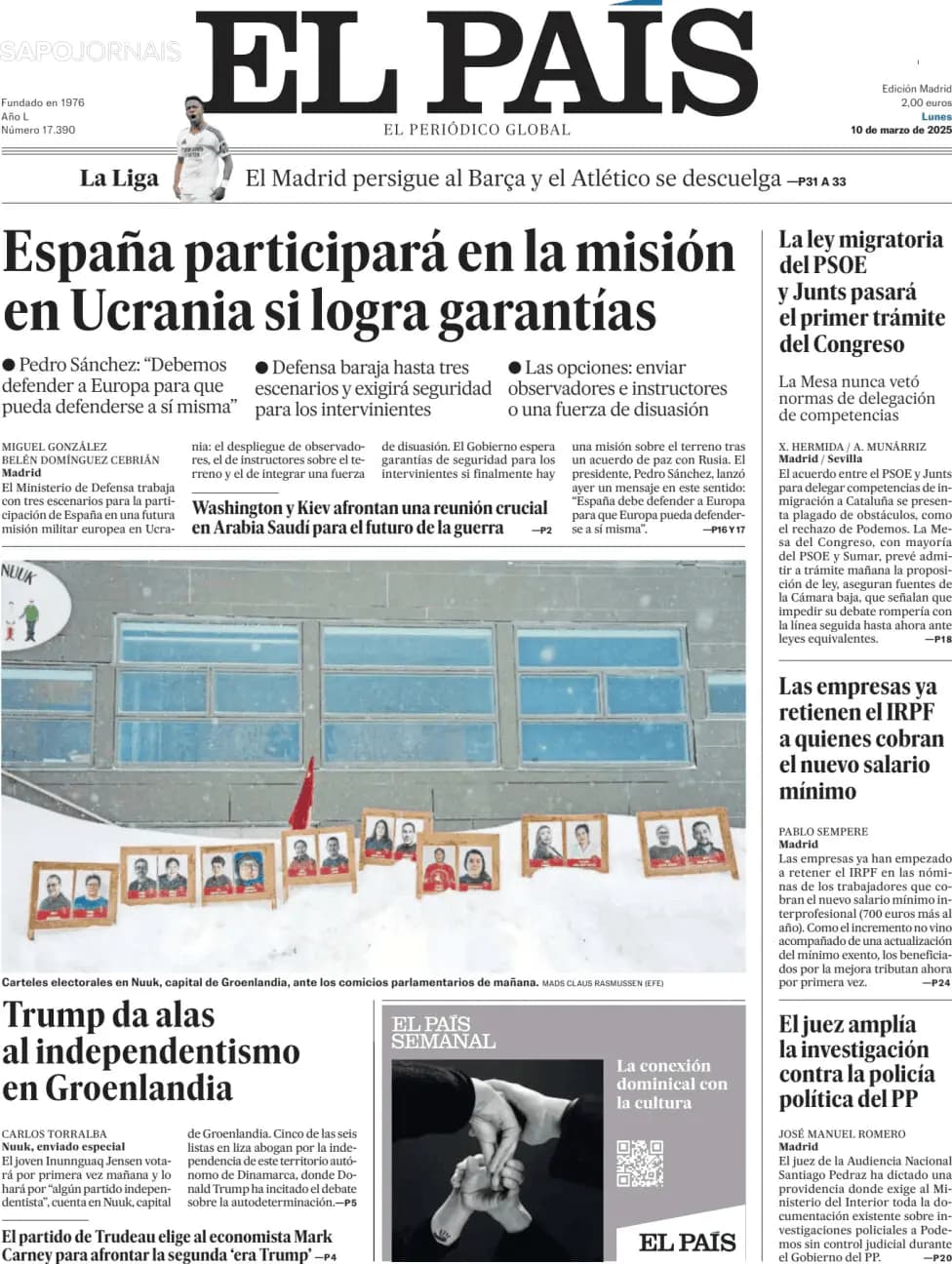 Capa El País