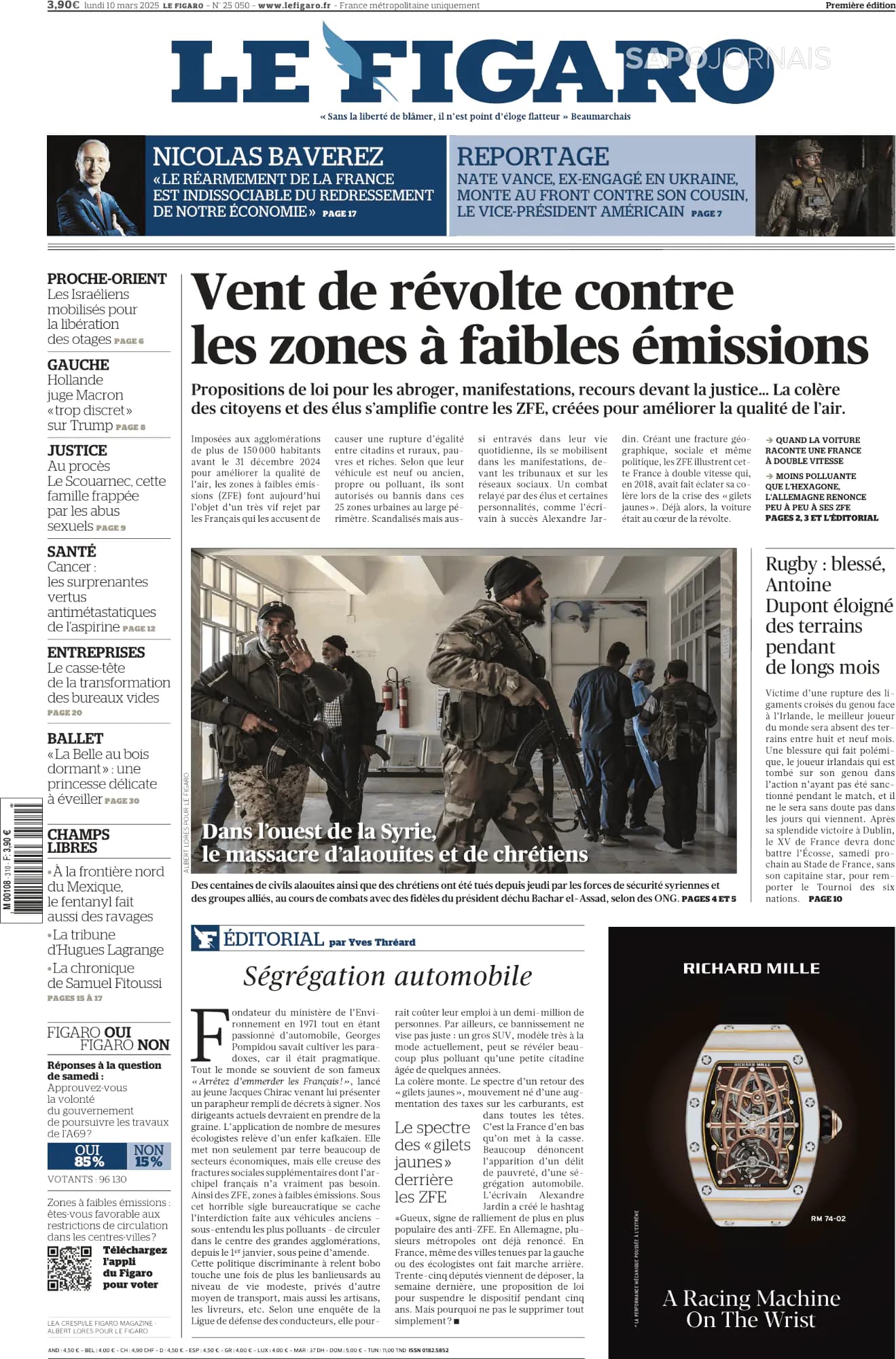 Capa Le Figaro